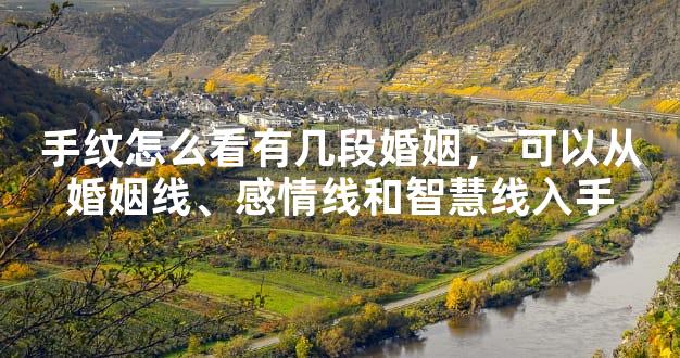 手纹怎么看有几段婚姻，可以从婚姻线、感情线和智慧线入手